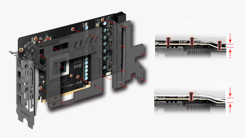 Msi Geforce Rtx 2070 Graphics Card Angled To The Right - Msi 2060 Super Armor, HD Png Download