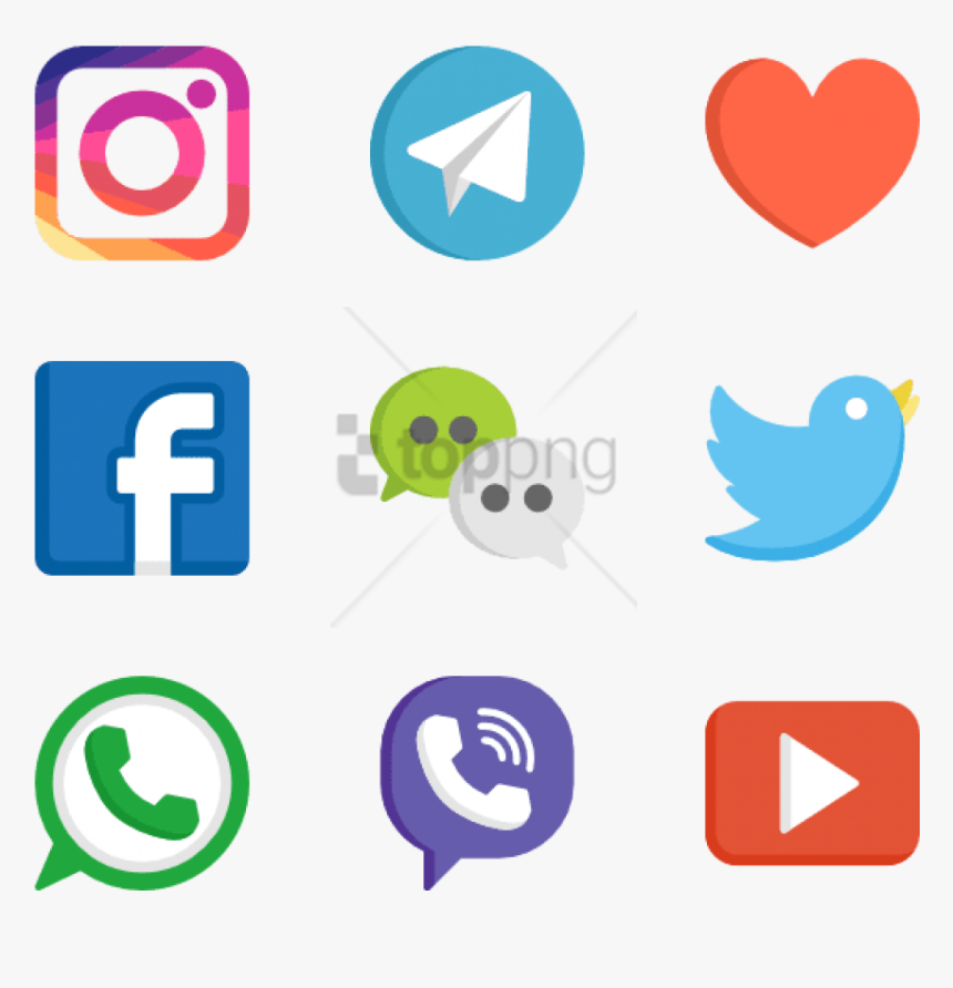Free Png Social Media Logos Web Design 50 Free Icons - Download Icons Svg Free, Transparent Png