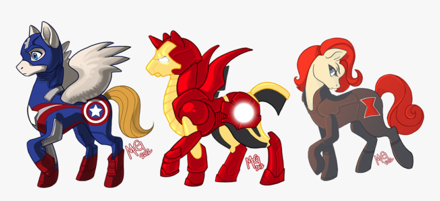 Pony Iron Man Hulk Loki Clint Barton Twilight Sparkle - Captain America Pony, HD Png Download