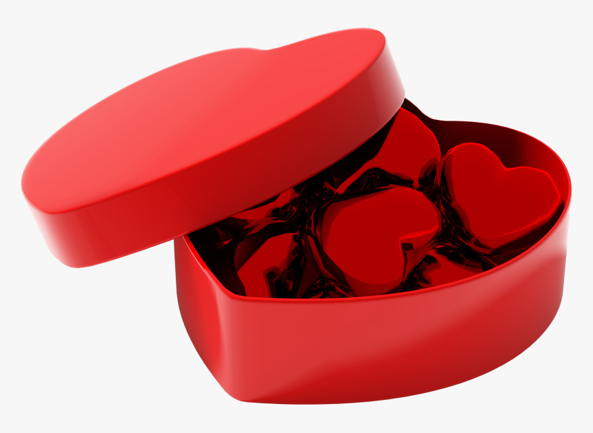 Gift Box Png Image - Heart Box Png, Transparent Png