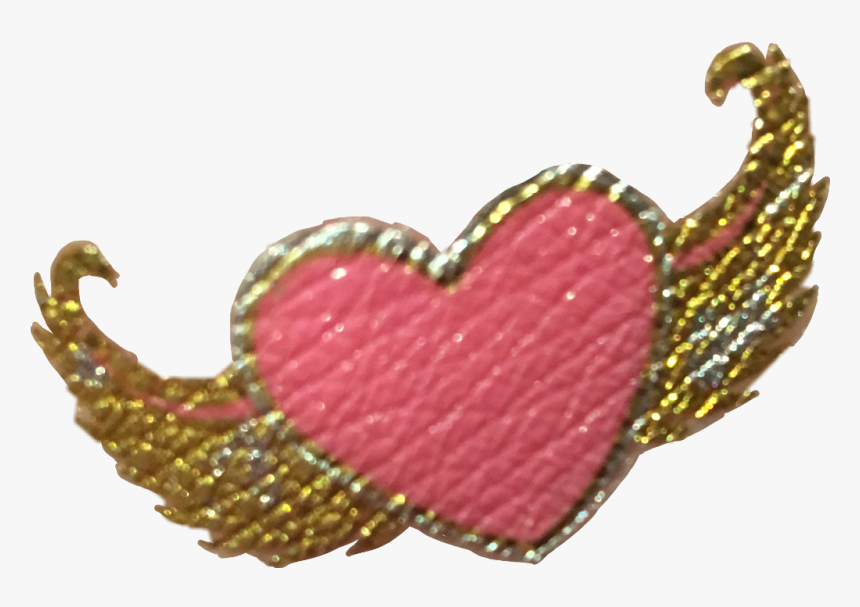 #heart #cute #aesthetic #pink #gold #love #freetoedit, HD Png Download
