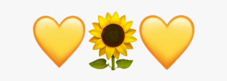 #sunflower #emoji #iphone - Sunflower Emoji Iphone Png, Transparent Png