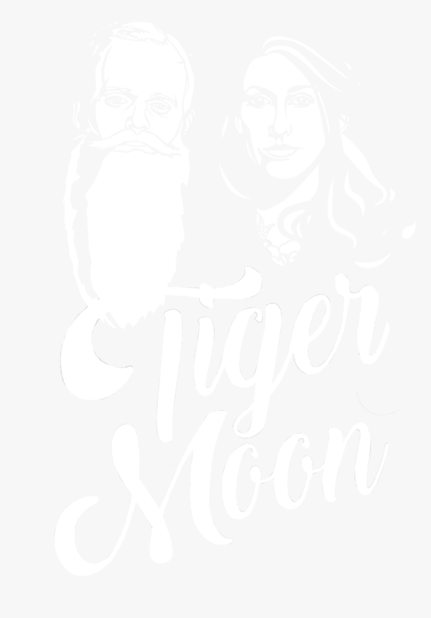 Tiger Moon Shirt Design - Illustration, HD Png Download