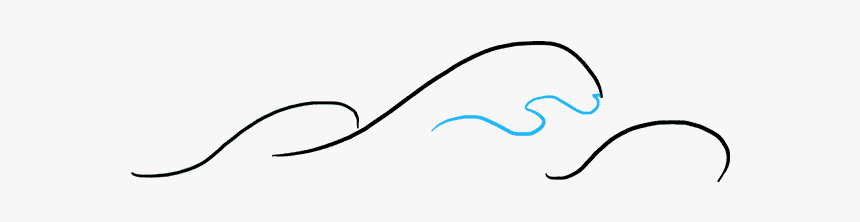 How To Draw Waves, HD Png Download