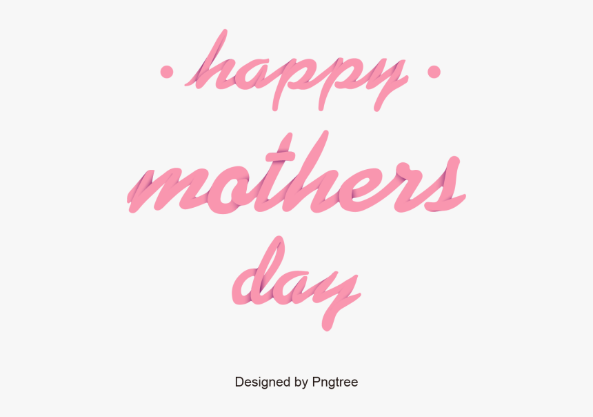 Clip Art Mother S Text Design - Happy, HD Png Download