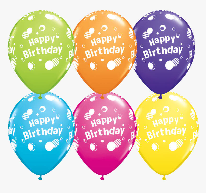 Happy Birthday Latex Balloons, HD Png Download