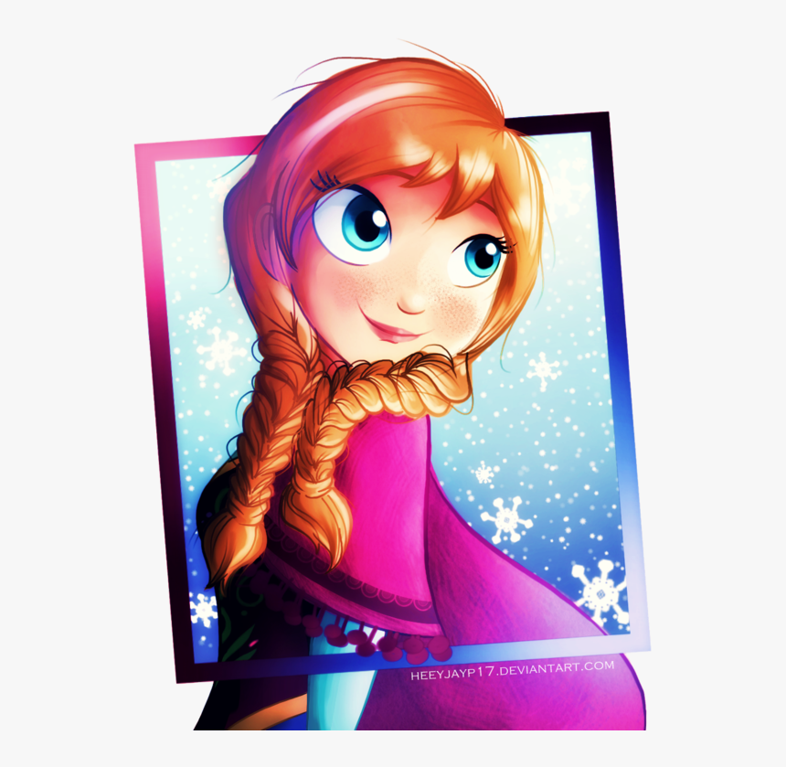 Anna - Cartoon, HD Png Download