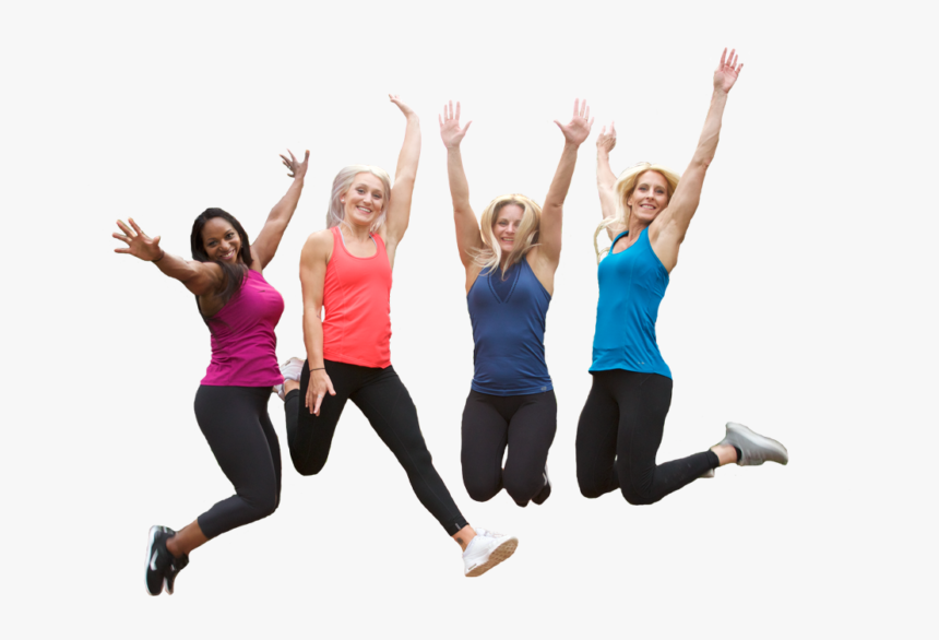 Jump-cutout - Group Jumping, HD Png Download