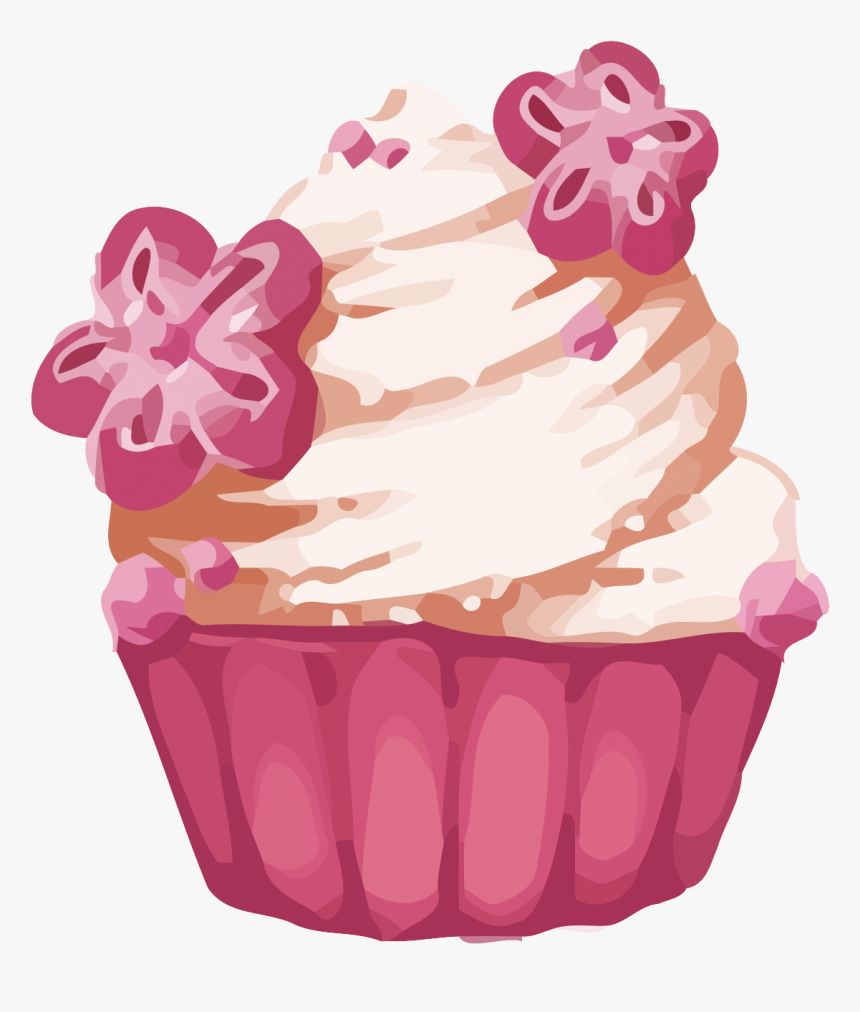Cupcake Macaron Muffin Pastry - Pastry Cake Png Clipart, Transparent Png