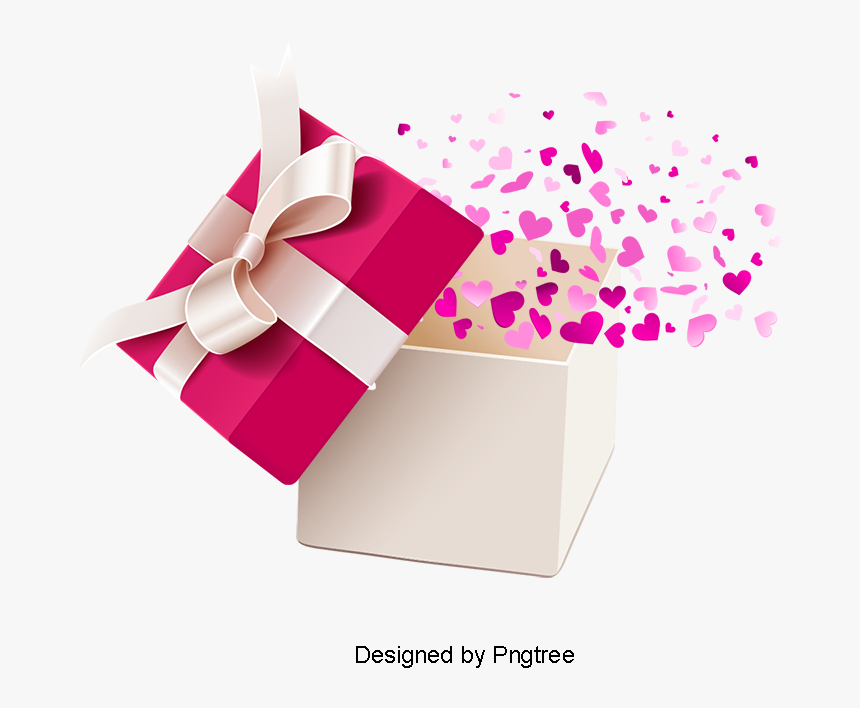 Love Gift Box Png, Transparent Png