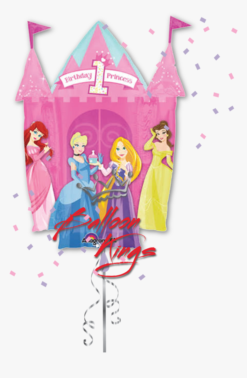 1st Birthday Princess Castle - Disney Princess, HD Png Download