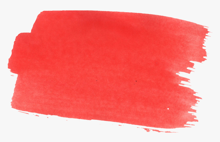Red Brush Paper Png, Transparent Png