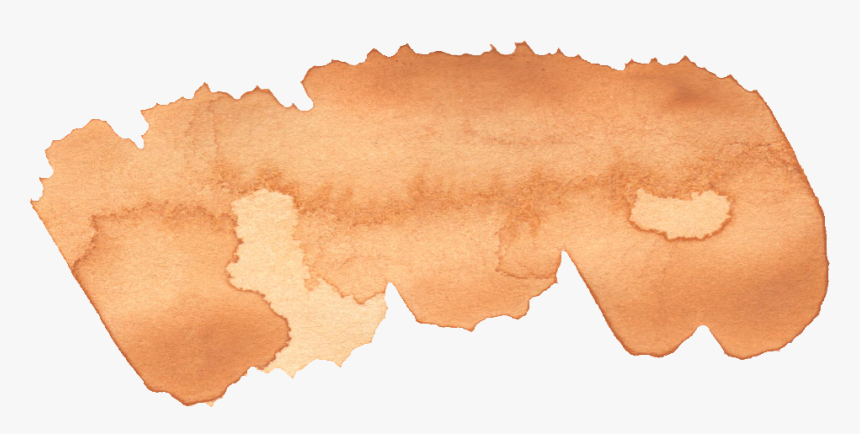 Brown Watercolor Stain Png, Transparent Png