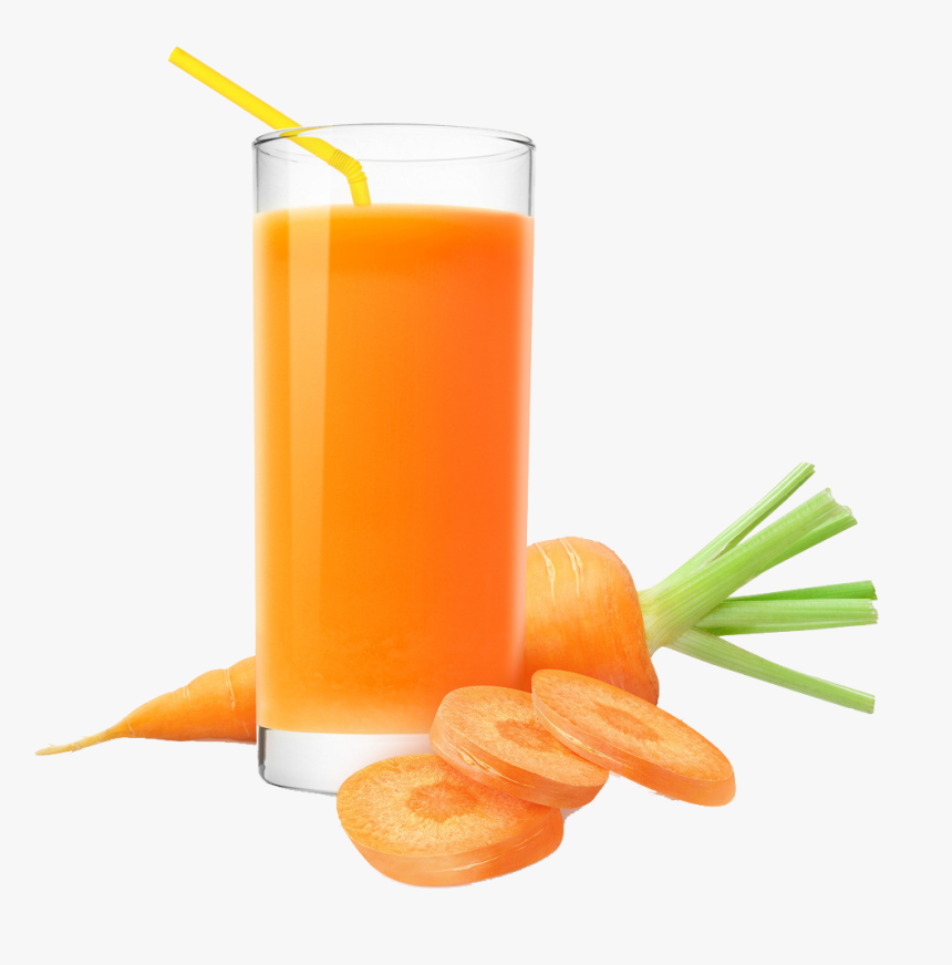 Carrot Juice Png - Fruit Juice In Glass, Transparent Png