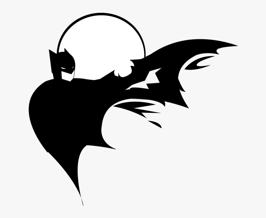 Bats Silhouette By Chrisyaro On Deviantart - Batman Silhouette Vector, HD Png Download