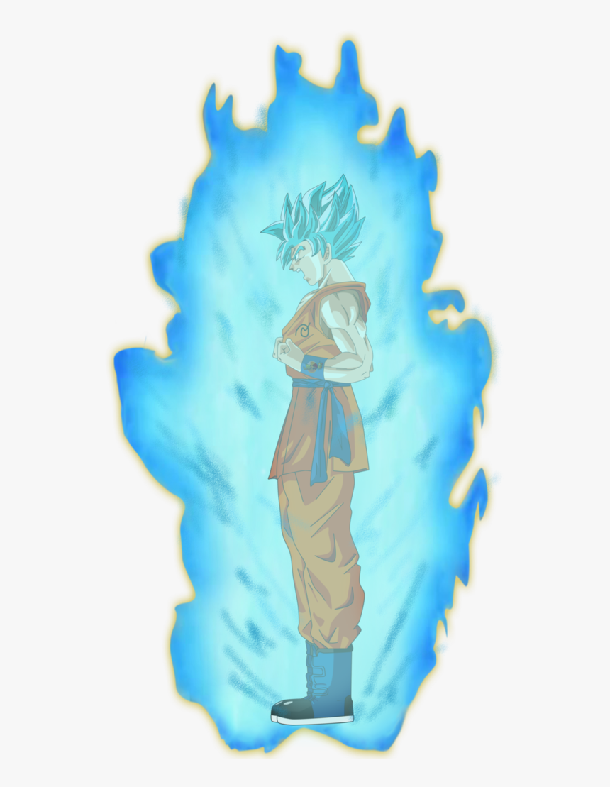 Aura Del Ssj Blue Png, Transparent Png