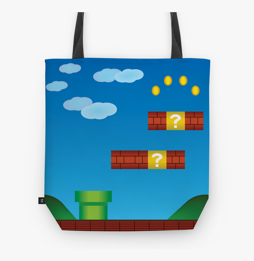 Clip Art Cenario Mario Bros - Bolsa Youtube, HD Png Download