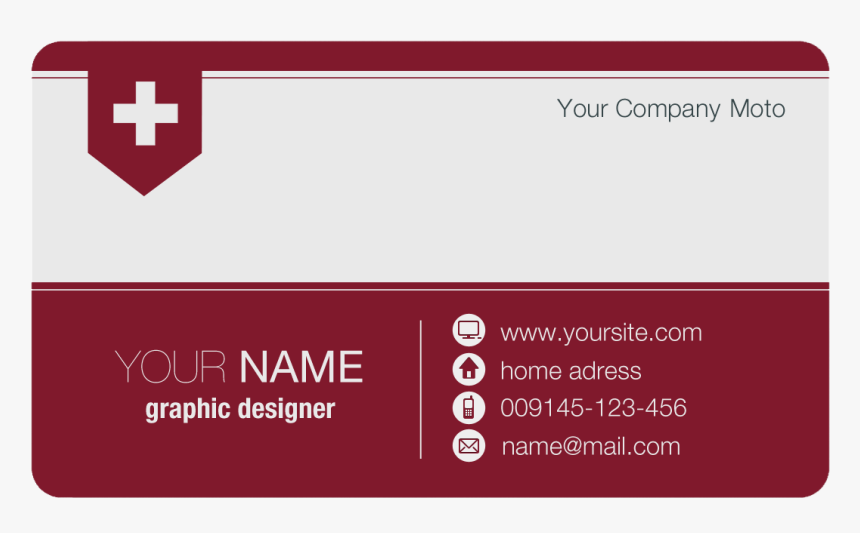 Swiss Flag Visit Cards, HD Png Download