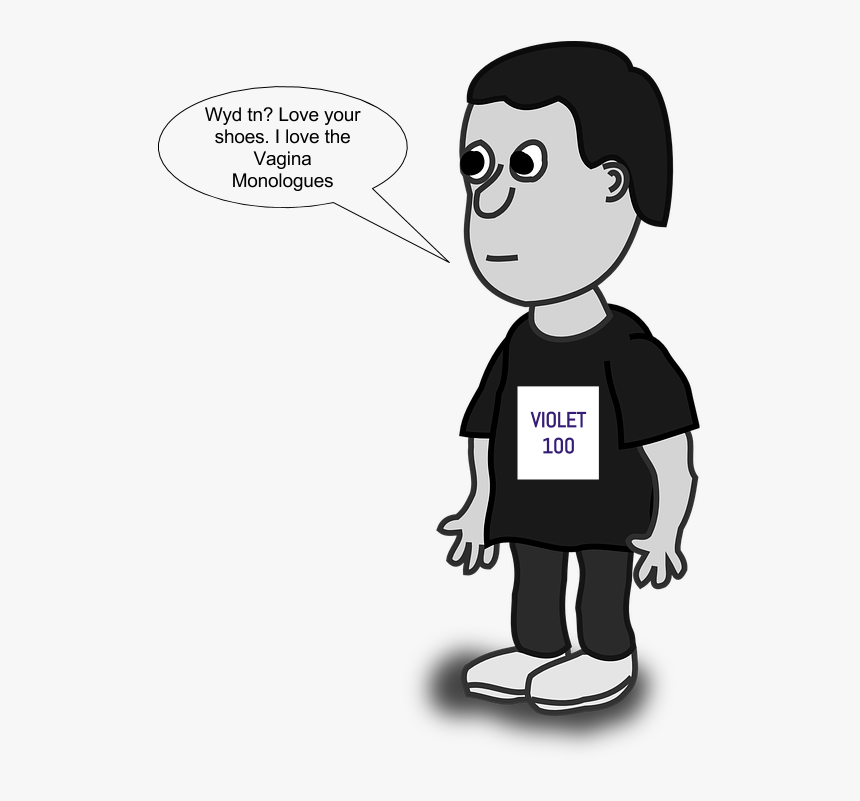 Boy Cartoon Character With Ponytail, HD Png Download