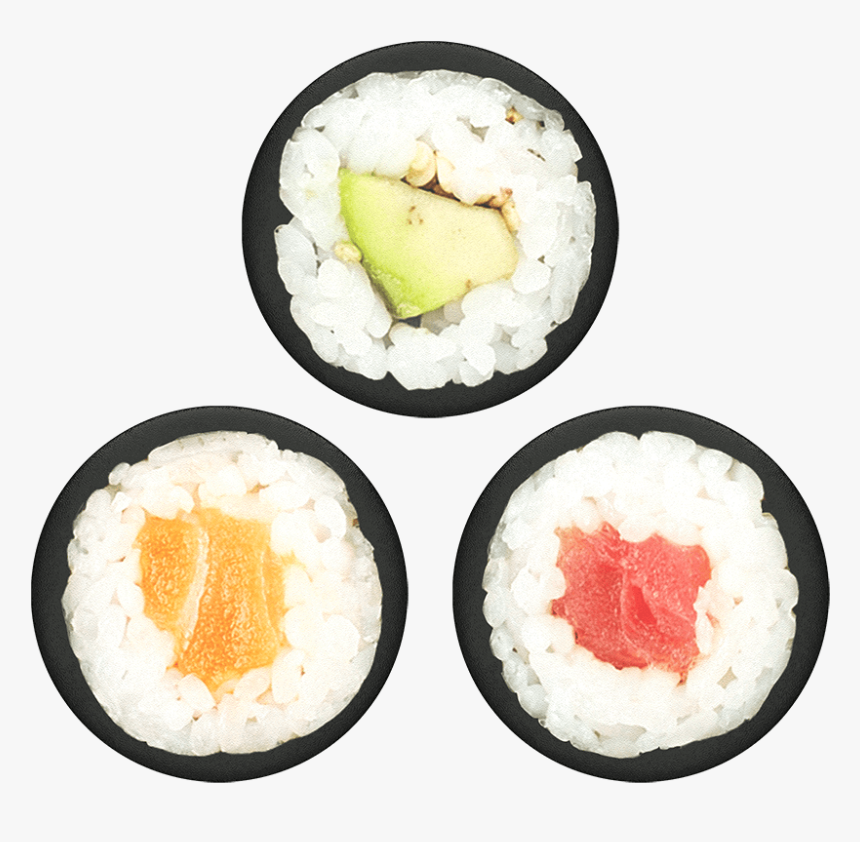 Popminis On A Roll, Popsockets - Sushi Roll Top View Transparent, HD Png Download