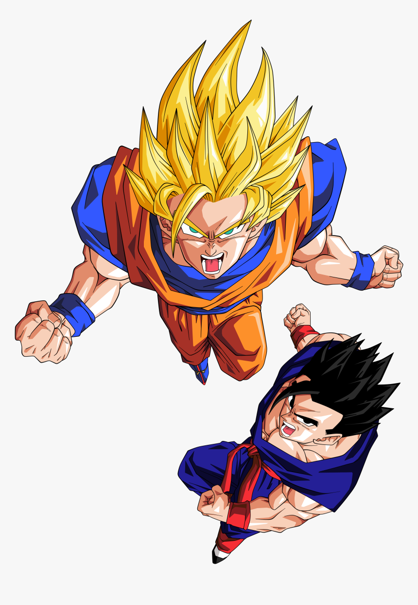 Transparent Goku Png Hd - Goku Y Gohan Png Hd, Png Download