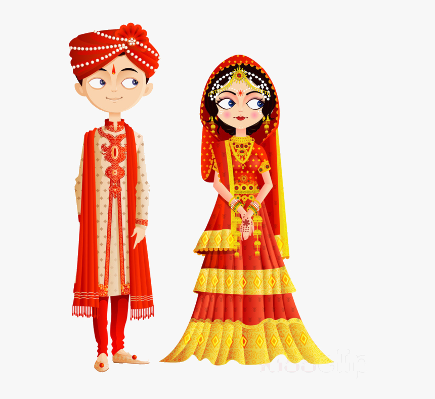 Weight Loss For Wedding / Other Events - Indian Bride Clipart Png, Transparent Png