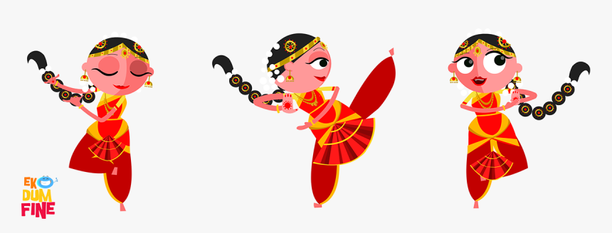 South Indian Bride Clipart, HD Png Download