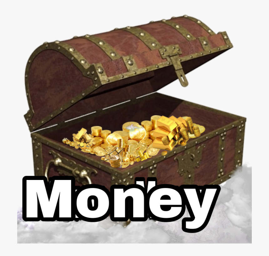 #money Money 🤑 - Pirate Treasure Chest Png, Transparent Png