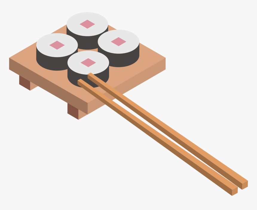 立夏夏日清爽美味可爱2 - 5d寿司饭团 - Sushi, HD Png Download