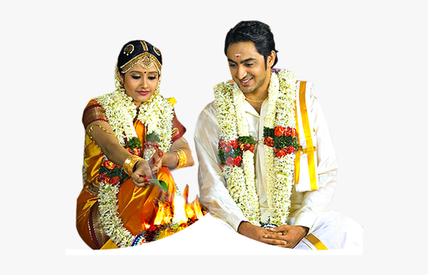 Tamil Groom And Bride Png Transparent Png Transparent Png Image