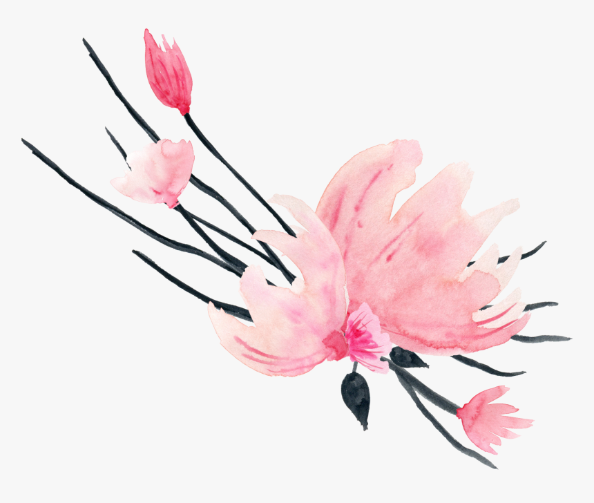 #акварель #акварельныецветы #waterflower #watercolor, HD Png Download