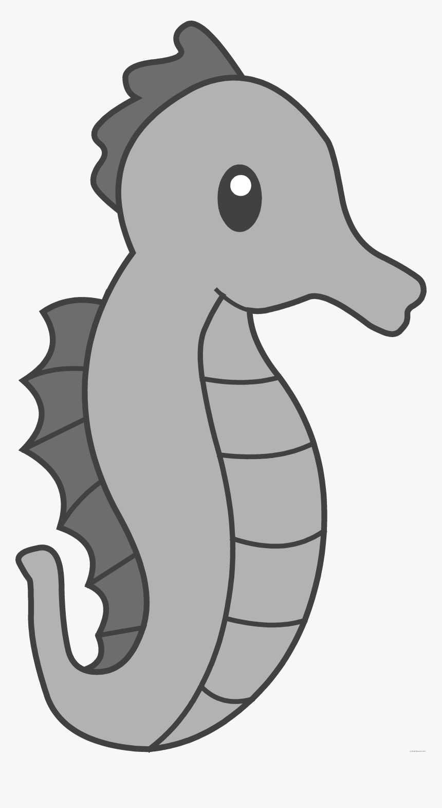 Wedding Clipart Seahorse - Blue Sea Horse Clipart, HD Png Download