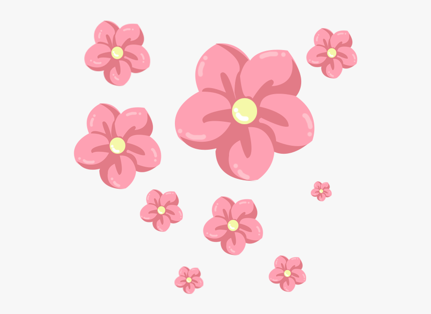 素材 卡通 花, HD Png Download