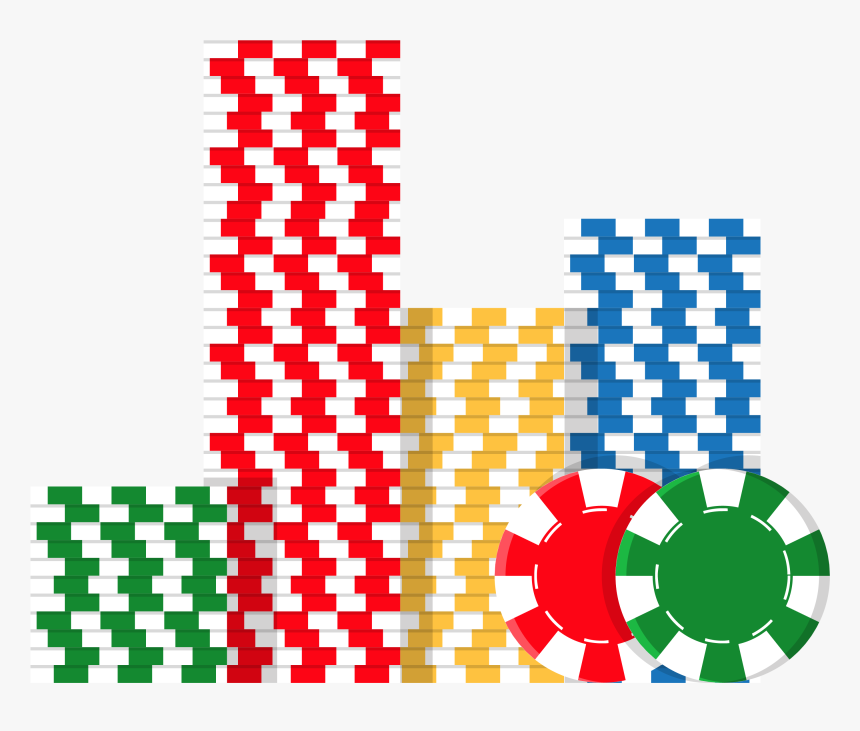 矢量卡通彩色筹码图片 - Moedas Baralho Png, Transparent Png