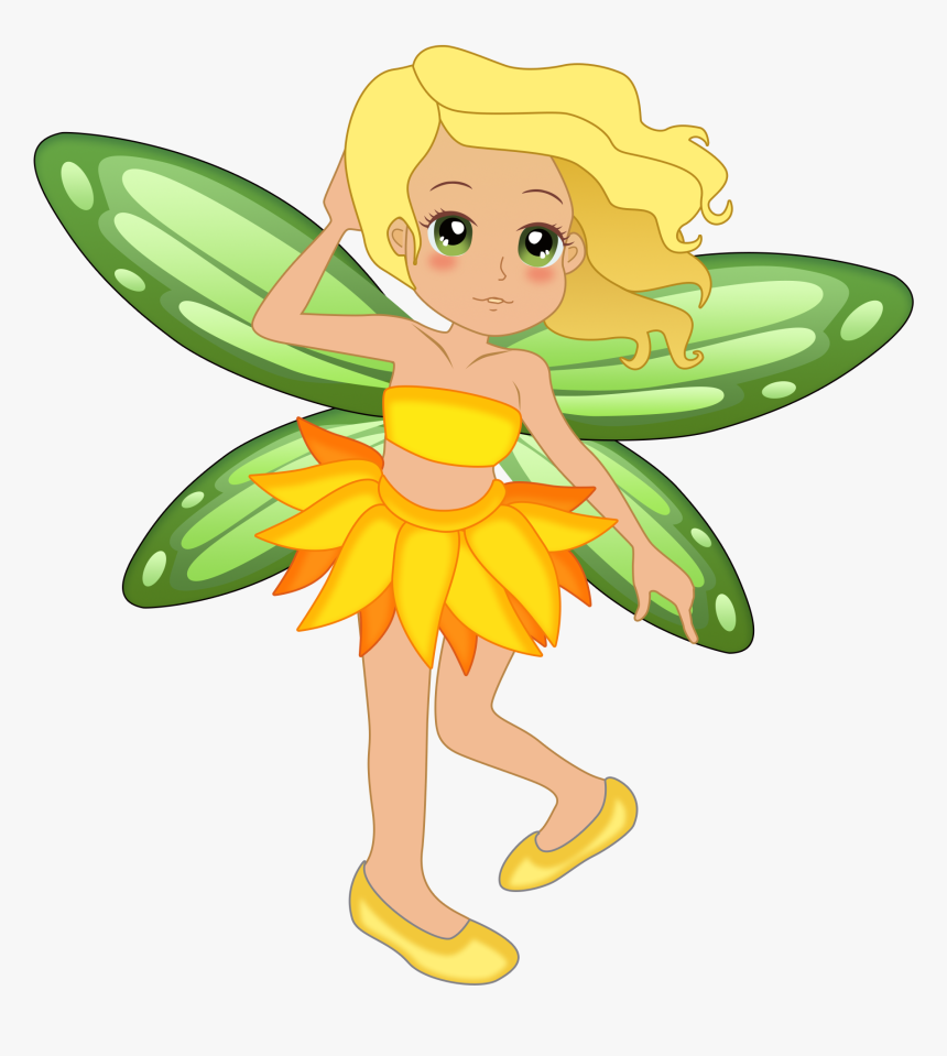 卡通蝴蝶仙子梦幻png素材 - Borboleta Fada Desenho Png, Transparent Png