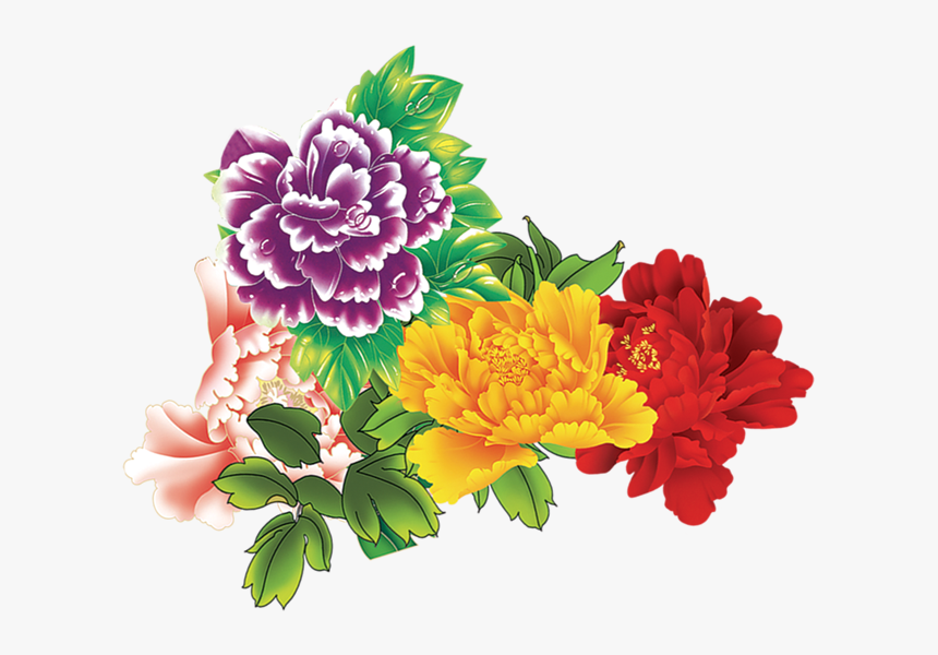 花 开 富贵 图, HD Png Download