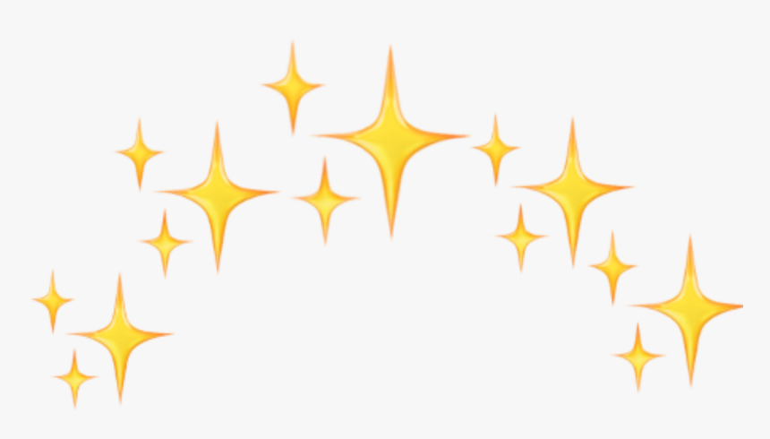 Yellow Star Emoji Crown, HD Png Download