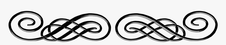 Blackmetal Ornamental Flourish Free Photo - Title Border Design Png, Transparent Png