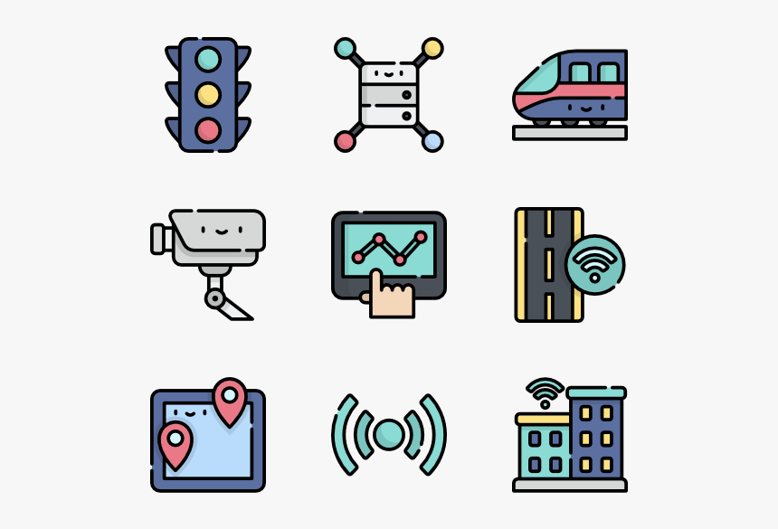 Smart Vector City - Music, HD Png Download