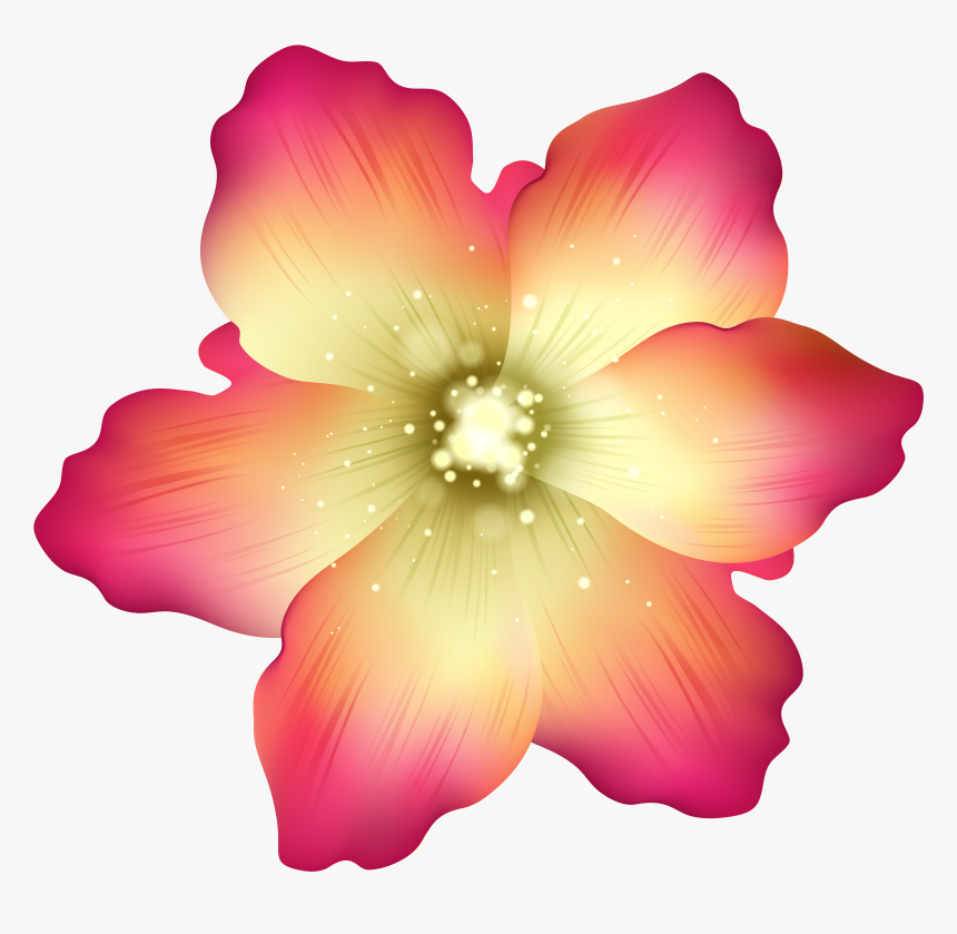 Flower Clipart Png Transparent Deco Flower Png Transparent - Hawaiian Hibiscus, Png Download