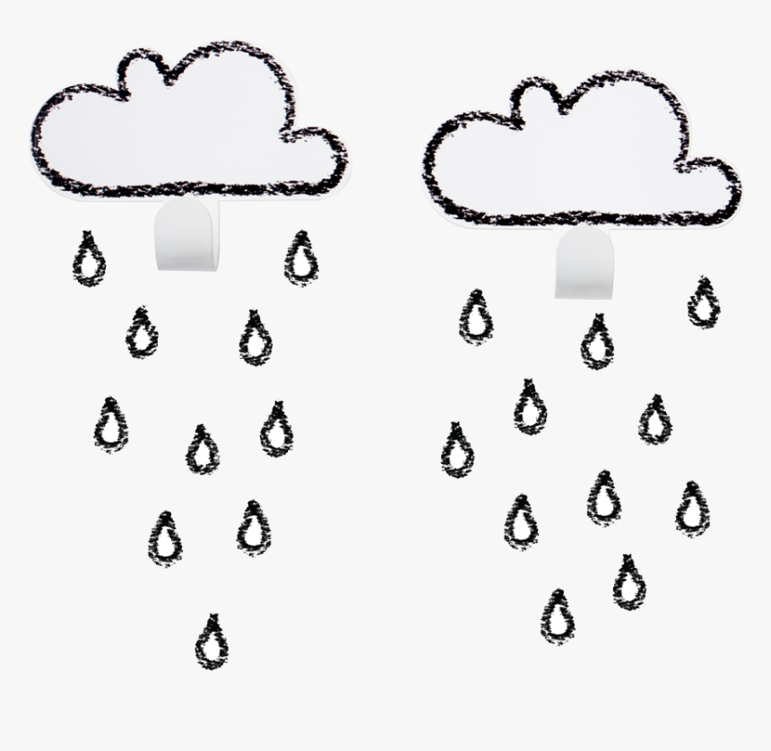 Lluvia Blanco Y Negro, HD Png Download