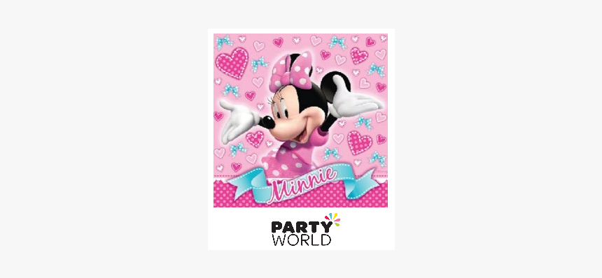 Minnie Mouse Tique Napkins - Minnie Mouse Party Supplies, HD Png Download