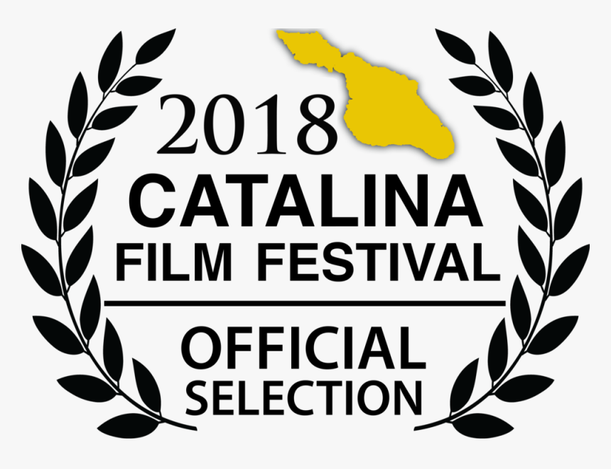 2018 Cff Laurel Transp Blk Gold - Catalina Film Festival Laurels, HD Png Download