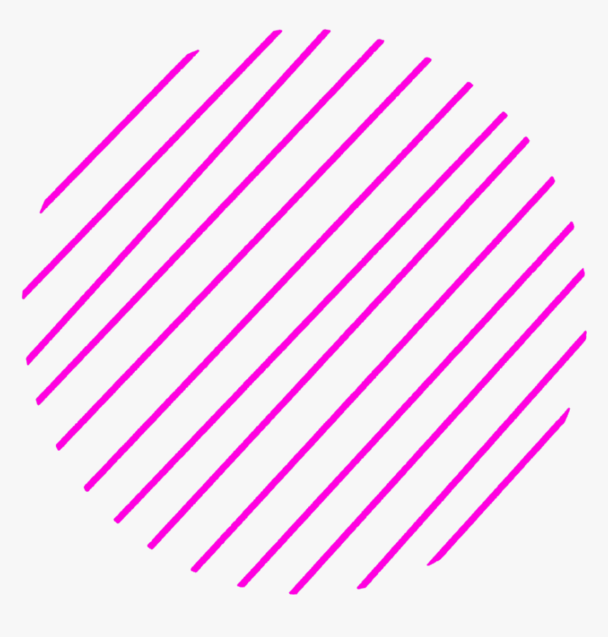 #round #freetoedit #circle #frame #border #pink #geometric - Transparent Pink Geometric Border, HD Png Download