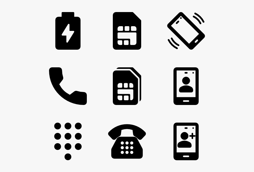 移动电话图标, HD Png Download