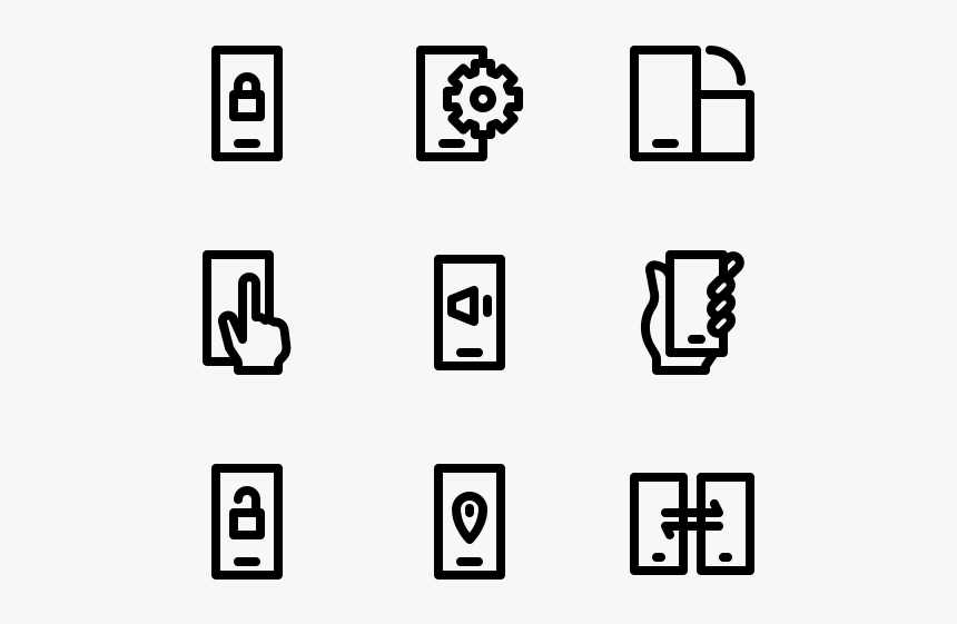 移动电话图标 - Colorfulness, HD Png Download