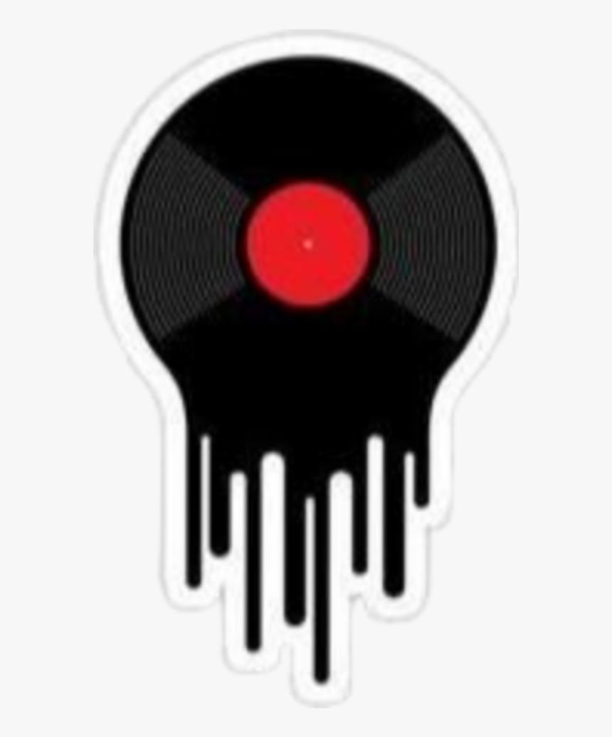 #record #recordplayer #blackandred #black #red #grunge - Illustration, HD Png Download