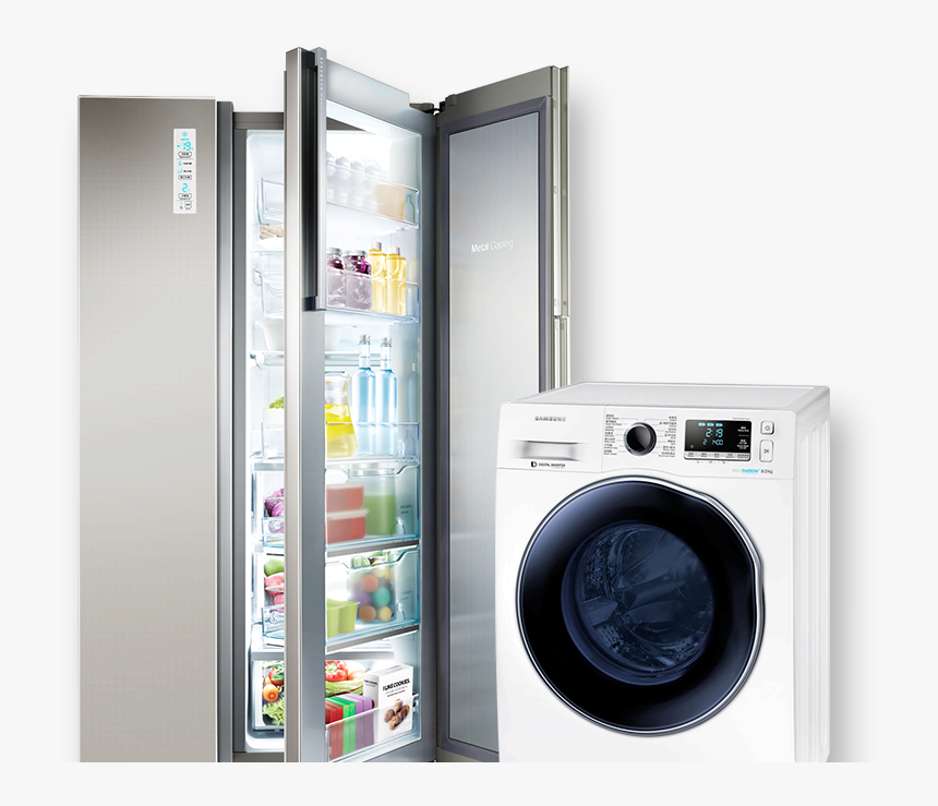 Air Conditioner Refrigerator Washing Machine, HD Png Download