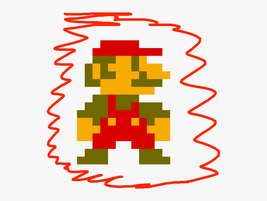 Transparent Fire Breath Png - Pixel Super Mario Bros, Png Download
