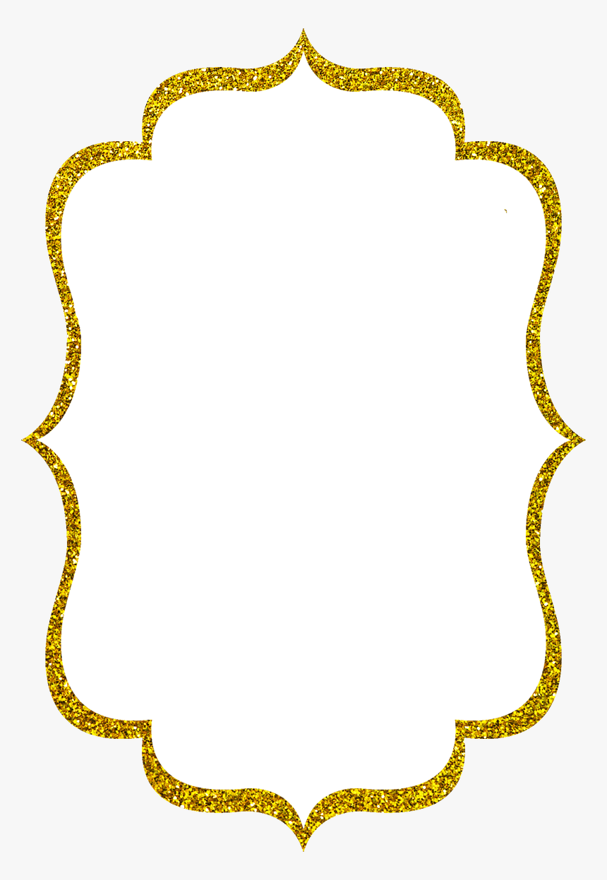Vector Sparkles Gold Sparkle Gold And Black Border, HD Png Download